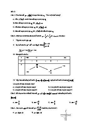 Đề ôn tập môn Toán - Đề 13